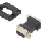 D-SUB 9P Conector F-F Negru