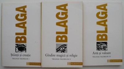 Trilogia valorilor (3 volume) &amp;ndash; Lucian Blaga foto