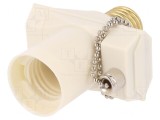 Adaptor de Alimentare AC 2P 250VAC 4A Alb cu Șurub