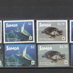 Samoa 2016-Fauna,WWF,Reptile,Testoase,serie 8 valori.MNH,Mi.1348-1355