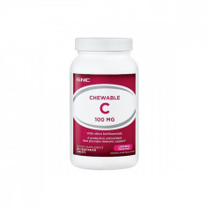 Vitamina C masticabila Chewable, 180 tablete, GNC
