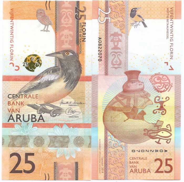 Aruba 25 Florin 2019 - P-22 UNC !!!
