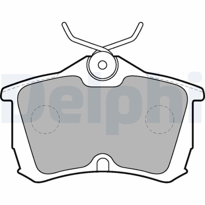 DELPHI LP1626 set placute frana,frana disc