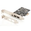 Adaptor PCI USB 2.0 + IEEE 1394 (FireWire), 3 Porturi USB, 2 Porturi 1394