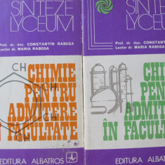 Chimie pentru admitere in facultate (2 vol.) - Constantin Rebega , Maria Rebega