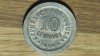 Portugalia - moneda colectie rara - 10 centavos 1920 aunc - valoare catalog mare, Europa