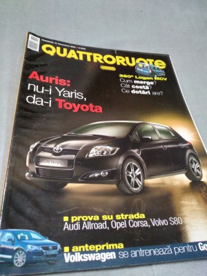 QUATTRORUOTE NR.21 /2006 foto