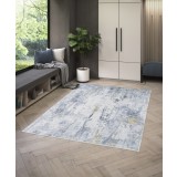 Covor Model Lyon P0466-798, Marime 120 x 170 cm, Gri, Inaltime Fir 7 mm, Antialergic, Polipropilena, Living, Dormitor, Sufragerie, Birou