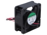 Ventilator axial DC 12V 60x60x25mm 68m3/h 46dBA bilă SUNON