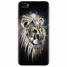 Husa silicon pentru Huawei Y6 Pro 2017, Abstract Lion 001