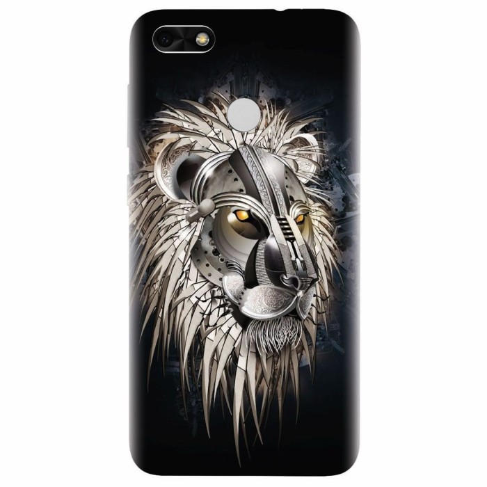 Husa silicon pentru Huawei P9 Lite, Abstract Lion 001