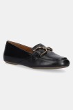 Geox mocasini de piele D PALMARIA femei, culoarea negru, cu toc plat, D45MUJ 000TU C9997