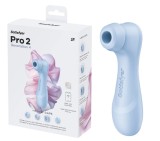 Stimulator Satisfyer Pro 2 Generation 4, App Control, Silicon, USB, Albastru
