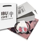 Cumpara ieftin Set cadou esarfa si inel din pluta catei