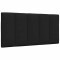 vidaXL Pernă pentru tăblie de pat, Hanko, negru, 100 cm, material textil 4019151
