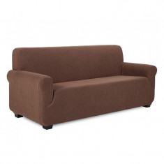 Husa cu elastic pentru canapea, lungime 180 - 245 cm, model carouri 3D foto