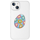 Husa personalizata apple iphone 15 plus, egg flower