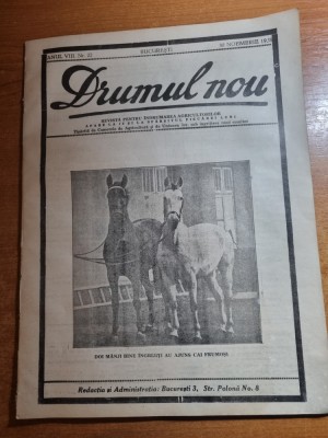 drumul nou 30 noiembrie 1938-ingrijirea cailor foto