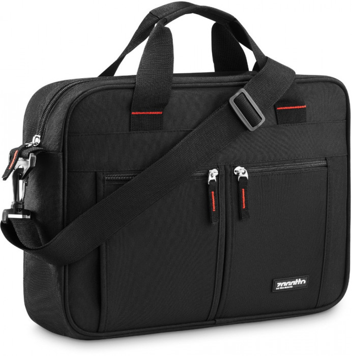 Geanta pentru laptop, Zagatto, ZG794, Nylon/Polyester, 15,6&rdquo;, 32x44x9 cm, Negru