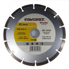 Disc diamant pentru polizare slefuire, Toroflex, Gri, 180x22.2 mm