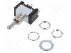Intrerupator basculant, 3 pozitii, mod comutare ON-OFF-ON, SP3T, Nidec Copal Electronics - ET110E12-Z
