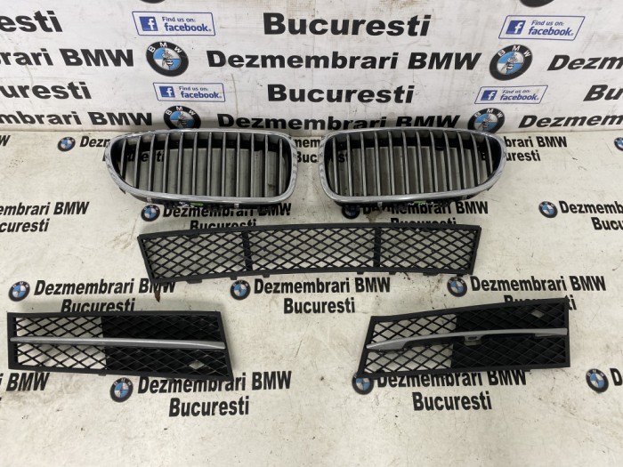 Grila,proiectoare bara fata originala BMW seria 5 F10,F11 NFL