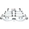 Kit brate suspensie / directie VW Passat 3B3, 3B6 (10.2000 - 08.2005) - 12 piese QWP WSS998