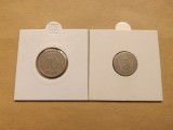 Serbia - Set: 5 para 1904 + 10 para 1884