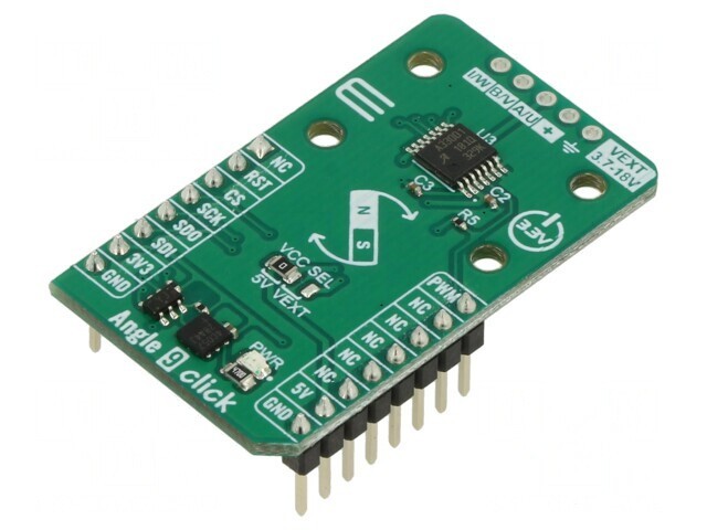 Senzor de c&acirc;mp magnetic SPI ANGLE 9 CLICK 3,3V/5V