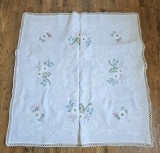 FATA DE MASA VINTAGE DIN IN CU MODEL CUSUT MANUAL SI MARGINI CROSET