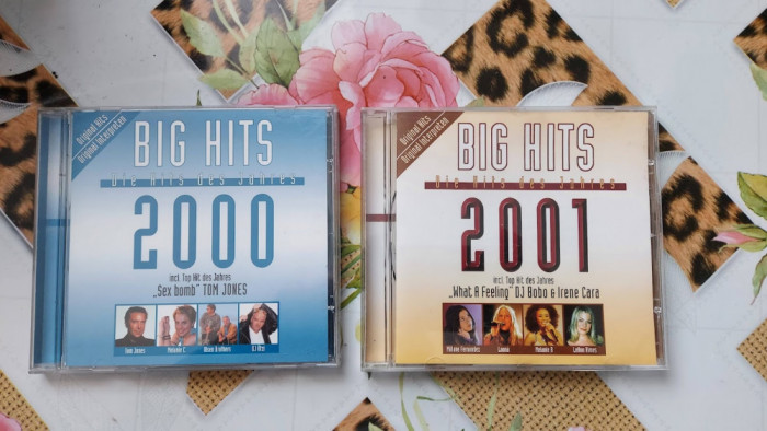 CD BIG HITS , ANUL 2000 SI 2001 , LOT 2 CD-URI