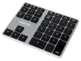 Tastatură fără fir Bluetooth neagră 10m
