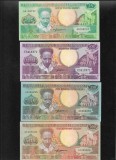 Set Suriname Surinam 25 + 100 + 250 + 500(rar) gulden unc