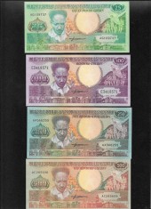 Set Suriname Surinam 25 + 100 + 250 + 500(rar) gulden unc