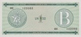 CUBA █ bancnota █ 1 Peso █ 1985 █ P-FX6 █ Serie B █ UNC █ necirculata