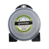 Fir motocoasa Grunman, profesional, profil rotund, PVC cu insertie otel, 2.7 mm x 70 m