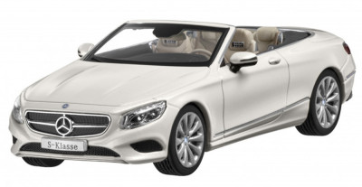 Macheta Oe Mercedes-Benz S-Class 1:43 Cabrio Alb B66960353 foto