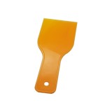 Spatula pentru ciocolata BWB 9608, 17 x 6.8 cm, plastic, mustar