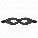 Cumpara ieftin Masca din piele vegana neagra Kink 20.5 x 5.5 cm