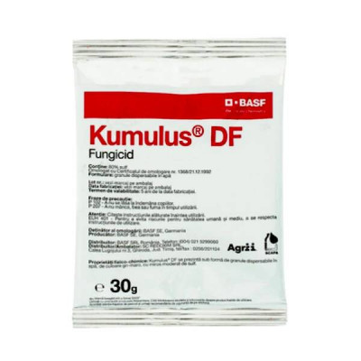 Kumulus DF 30 gr fungicid de contact pe baza de Sulf, BASF, fainare (vita de vie, mar, castraveti) foto