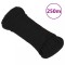 Gossi franghie de lucru, negru, 5 mm, 250 m, poliester