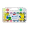 Acuarele Daco, 25 Culori Lavabile, 20ml/tub, Neon & Metalice, Cutie Transport, Acoperire Mare, Diverse Suprafete