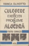 Culegere de exercitii si probleme de algebra pentru gimnaziu