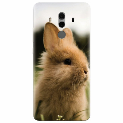 Husa silicon pentru Huawei Mate 10, Cute Rabbit In Grass foto