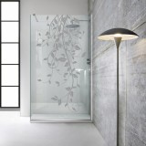 Paravan dus walk-in Aqua Roy &reg; INOX, model Dance incolor, sticla 8 mm clara, securizata, anticalcar, 130x195 cm