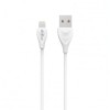 CABLU DE DATE (14127) DETECH DE-24I LIGHTNING IPHONE 5/6/7, 1M , ALB BLISTER