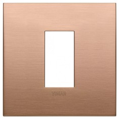 Rama Ornament 1M pentru doza de 2M metal Vimar Arke cupru periat 19641.11
