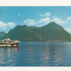 FA9 - Carte Postala-ITALIA- Lago Maggiore, Aliscafo, circulata 1976