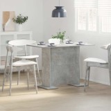 vidaXL Masă de sufragerie, gri beton, 110x60x75 cm, lemn prelucrat