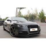 Lipa fata Audi A5 B8 Facelift 2012-2015, negru pian, plastic vacuum